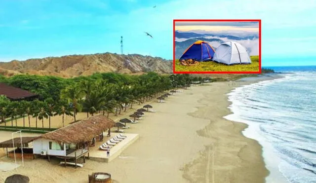 Estas son las playas saludables para poder acampar en Semana Santa. Foto: composición LR/Andina/Howlanders