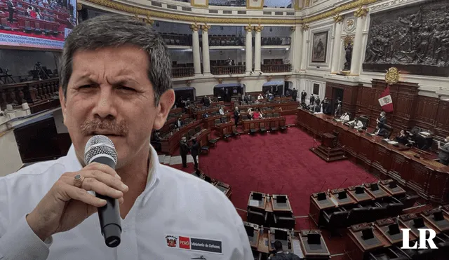 Ministro Jorge Chávez será interpelado durante dos horas en el Congreso. Foto: Composición de Alvaro Lozano/Andina/ Video Congreso de la República