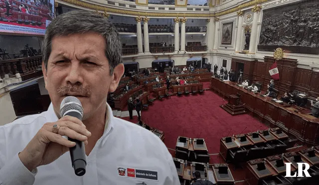 Ministro Jorge Chávez será interpelado durante dos horas en el Congreso. Foto: Composición de Alvaro Lozano/Andina/ Video Congreso de la República Ministro Jorge Chávez será interpelado durante dos horas en el Congreso. Foto: Composición de Alvaro Lozano/Andina/ Video Congreso de la República