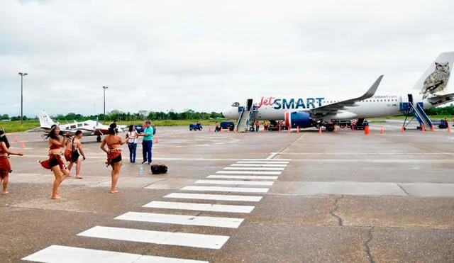 En la ruta interregional estará disponible JetSMART Cargo, servicio que contribuye al desarrollo comercial de ambas regiones. Foto: AdP