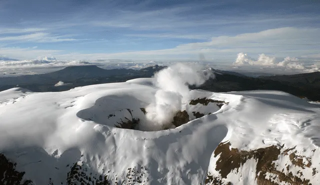 En las partes altas existe una temperatura por debajo de lo normal pese a estar más cerca del sol. Foto: difusión