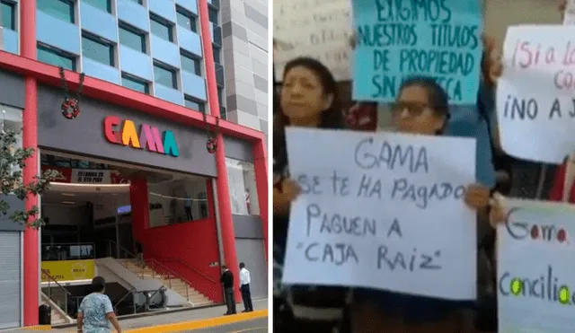 Ciudadanos exigen que Gama pague todo lo que debe. Foto: captura de ATV