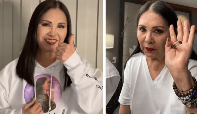 Ana Gabriel lamentó que no le dijeran a la trabajadora que ella estaba transmitiendo en vivo. Foto: Composición LR/ Ana Gabriel / instagram