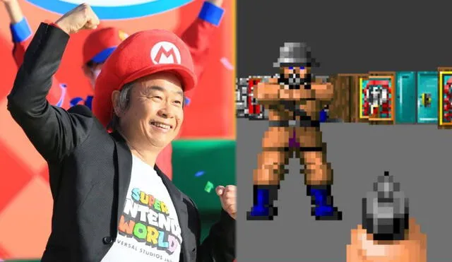 Miyamoto prefiere centrarse en nuevas formas de hacer que los juegos sean interesantes y divertidos sin recurrir a la violencia. Foto: composición LR/Nintendo Everythin/id Software