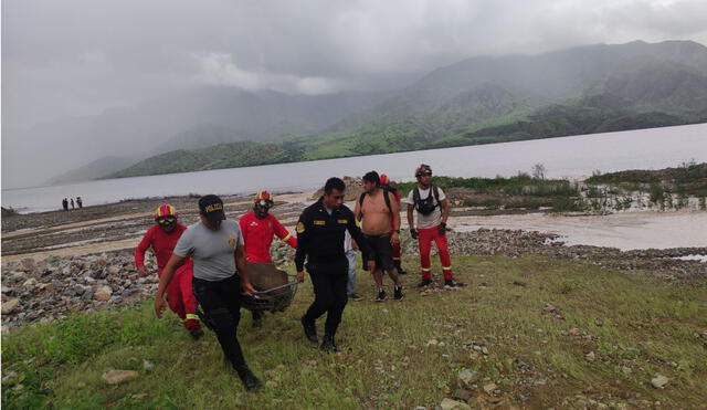 La Policía halló sin vida a la mujer y continúa con sus labores de rescate. Foto: PNP