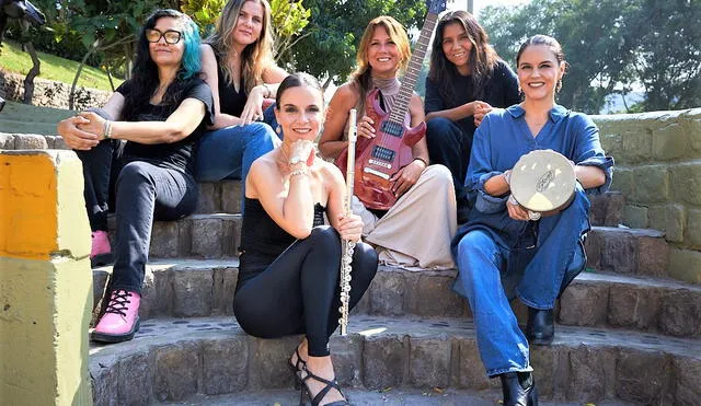 Sándalo, agrupación musical femenina que se presenta el 27 de abril en Lima. Foto: Difusión.