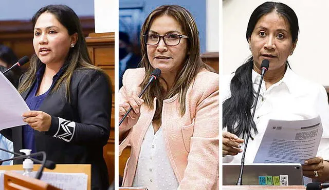 Heidy Juárez, elegida por Piura/Magaly Ruiz, elegida por La Libertad/Rosio Torres, elegida por Loreto. Foto: composición/LR