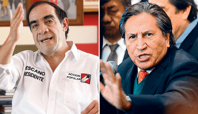 Yonhy Lescano dice que Alejandro Toledo estará "tarde o temprano" en el Perú. Foto: composición La República/difusión