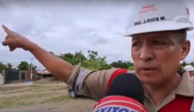 El ingeniero está atendiendo la emergencia en Piura. Foto: captura Exitosa