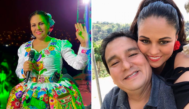 Dina Páucar y su esposo Rubén Sánchez planean casarse a corto plazo. Foto: composición LR/Instagram