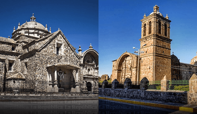 Templos históricos de Puno. Foto: composición de Fabrizio Oviedo/LR