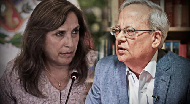 Dina Boluarte criticó a un sector de la prensa por revelar supuestos aportes en campaña electoral. Composición: Edgar Rivadeneyra