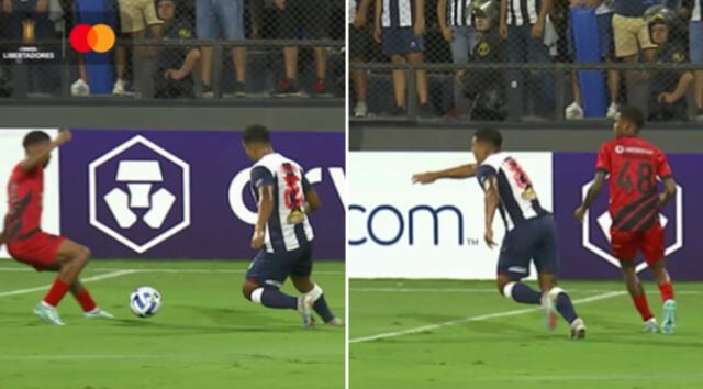 Joao Montoya entró como suplente en el Alianza Lima vs. Paranaense. Foto: captura de Conmebol Libertadores | Video: Conmebol Libertadores