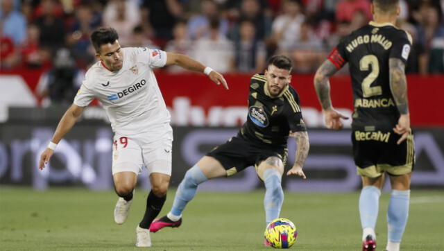 Sevilla y Celta de Vigo empataron 2-2 en el Sánchez Pijuán en un emocionante encuentro. Foto: LaLiga
