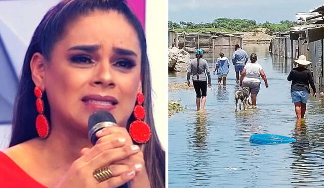 Giuliana Rengifo se solidariza con los damnificados del norte del país. Foto: captura de América TV/LR/archivo