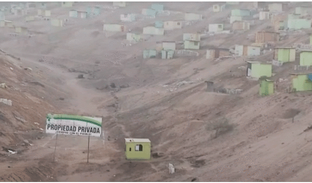 Ciudadanos fueron desalojados pese a que habían comprado los lotes de terreno. Foto: captura de TV Perú