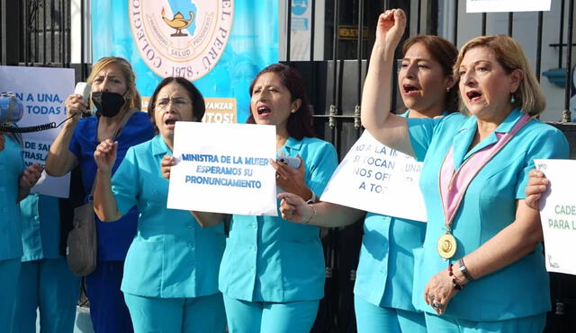 la sociedad civil y el Colegio de Enfermeros exigen justicia. Foto: Infobae