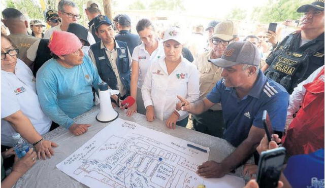 Presidenta anunció que se reforzará el trabajo de atención con más motobombas. Foto: La República