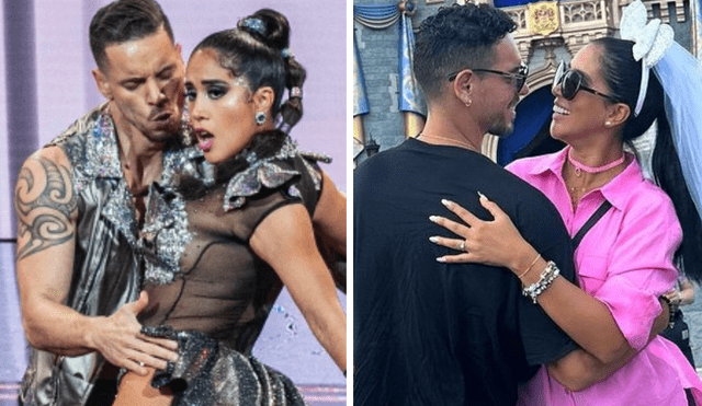 Melissa Paredes fue sorprendida por su pareja sentimental, Anthony Aranda, tras pedirle matrimonio. Foto: composición LR/ Instagram/Anthony Aranda/Melissa Paredes