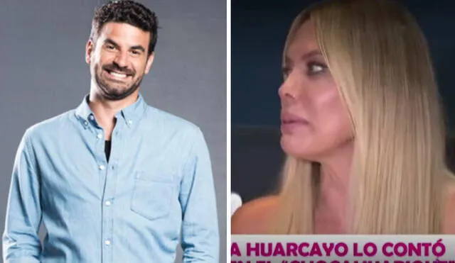 Laura Huarcayo habló tras ser vinculada con Sebastián Monteghirfo. Foto: captura/América TV