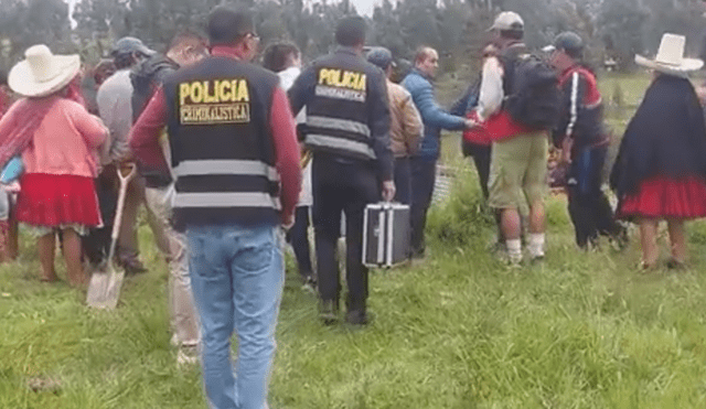 Macabro hallazgo en Cajamarca. Foto: captura de video/markatv.pe