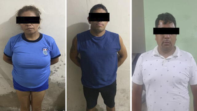 Supuestos criminales fueron detenidos en Lambayeque. Foto: PNP