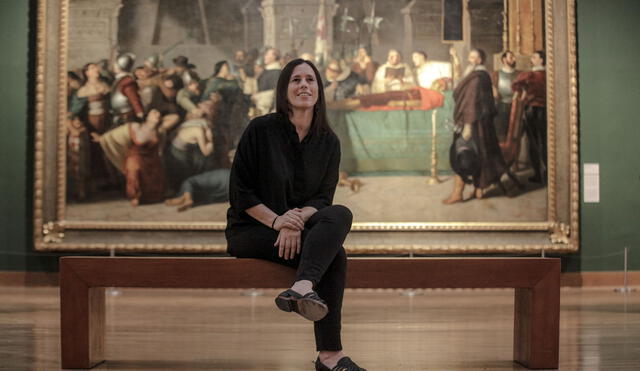 Sharon Lerner ha trabajado en el MALI por una década.  Fue curadora de  arte contemporáneo entre  2012 y 2019, y asumió el cargo de directora  oficialmente a  partir de enero de 2022. Foto: John Reyes/La República