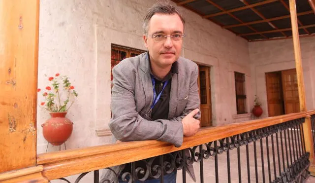 De visita. Xavi Ayén llegó a Arequipa en las ediciones pasadas del Hay Festival. Foto: La República.