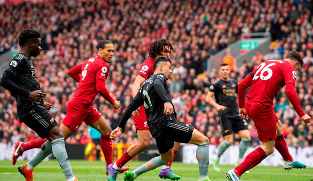 Liverpool y Arsenal protagonizaron un partidazo en Anfield. Foto: EFE