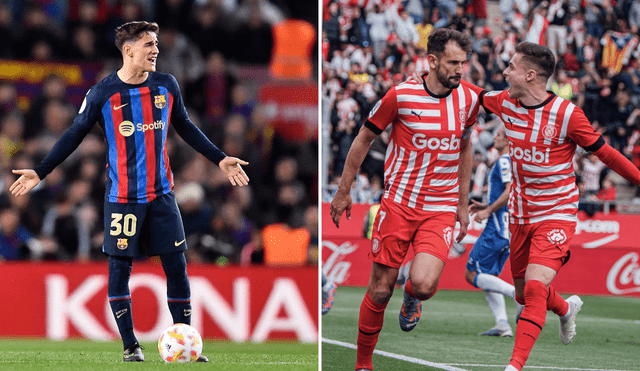 FC Barcelona y Girona son 2 equipos de la Comunidad Autónoma de Cataluña. Foto: Composición LR/AFP/Girona