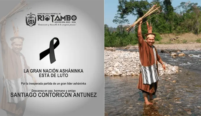 Asesinan a líder asháninka en Junín. Foto: composición LR/Municipalidad Río Tambo/RPP
