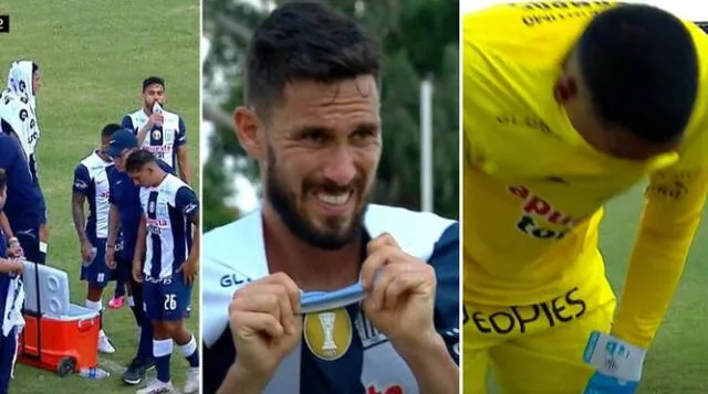 El partido se paralizó por una bomba lacrimógena lanzada en los alrededores del estadio. Foto: captura Liga 1 Max