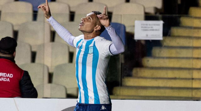 Paolo Guerrero lleva tres goles con Racing Club este año. Foto: Conmebol Libertadores