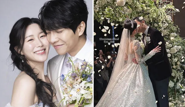 Lee Seung Gi y Lee Da In: boda reunió a 700 invitados en promedio. Foto: composición LR/Human Made