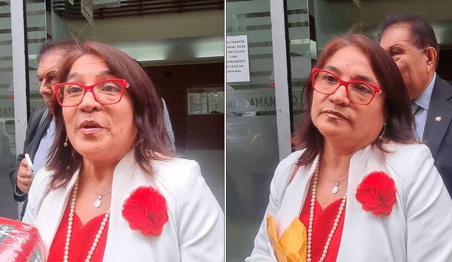 Maritza Sánchez reafirmó que apoyó en la campaña de Perú Libre y el 23 de julio se despidió de Pedro Castillo y Dina Boluarte. Foto: composición LR/Rosario Rojas/URPI-LR