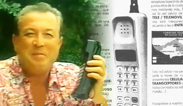 El Celular 2000 fue toda una innovación para las comunicaciones en Perú. Así lucía este dispositivo móvil. Foto: captura/YouTube/Celular 2000