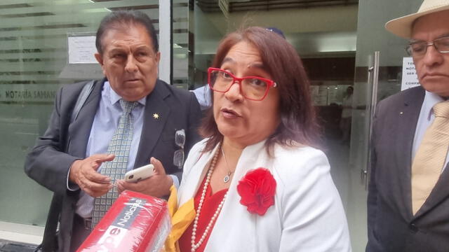 Sánchez se refirió a las tesis no encontradas de Patricia Benavides. Foto: Rosario Rojas/URPI-LR - Video: TV Perú