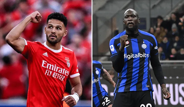 Benfica e Inter buscan quedar entre los 4 primeros. Foto: Composición LR/AFP