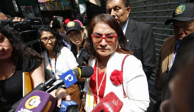 Maritza Sánchez declaró ante la Fiscalía en calidad de testigo. Foto: Antonio Melgarejo/La República