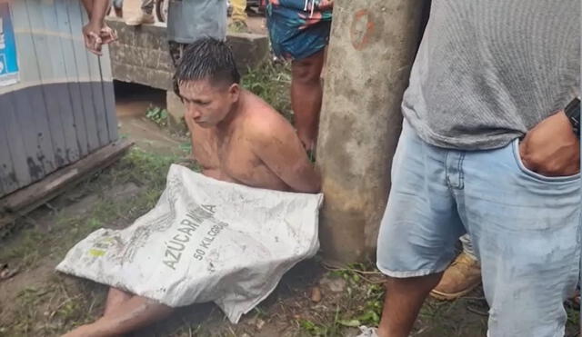 La población de Pucallpa aplicó la justicia popular. Foto: captura video/ Oriental TV