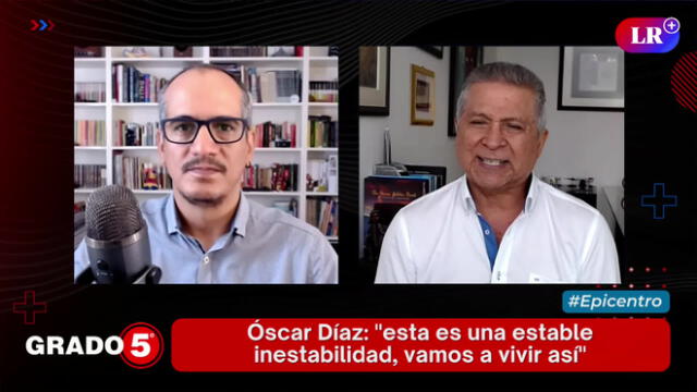 Óscar Díaz analiza la gestión del Gobierno de Boluarte ante la crisis climática. Foto: captura de LR+ - Video: “Grado 5”/ LR+
