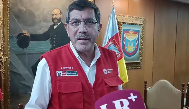 Ministro de Defensa llegó a Piura para una serie de actividades en el marco de la emergencia por lluvias. Foto: Almendra Ruesta/ La República