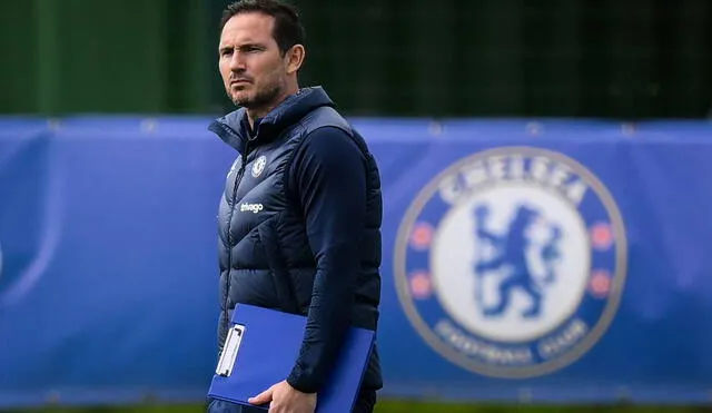 Frank Lampard será DT interino del Chelsea hasta final de temporada. Foto: AFP