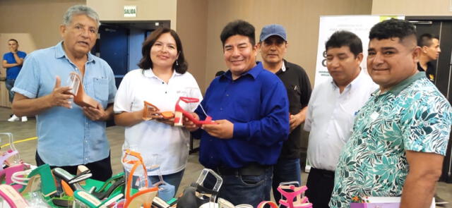 El alcalde Carranza afirmó que el calzado es el producto emblemático de El Porvenir. Foto: La República