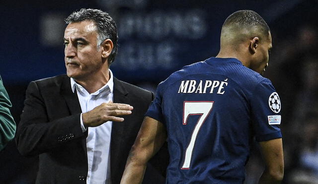 Christophe Galtier asumió el banquillo del PSG tras la salida de Mauricio Pochettino. Foto: AFP