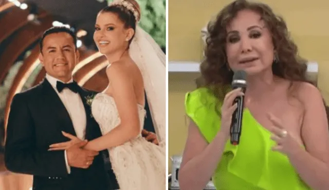 Janet Barboza hizo una solicitud al esposo de Brunella Horna tras darse a conocer las denuncias que hizo la madre de su menor hija. Foto: composición LR/ Instagram/ Brunella Horna/ América TV - Video: América TV