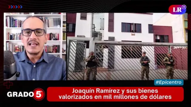 David Gómez Fernandini se refiere a la organización criminal vinculada a Ramírez. Foto: LR+ - Video: “Grado 5”/LR+