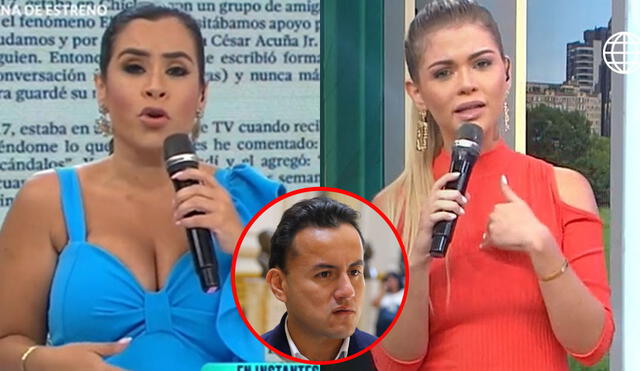 Ethel Pozo y Brunella Horna son parte de la conducción de "América hoy". Foto: América TV/Andina