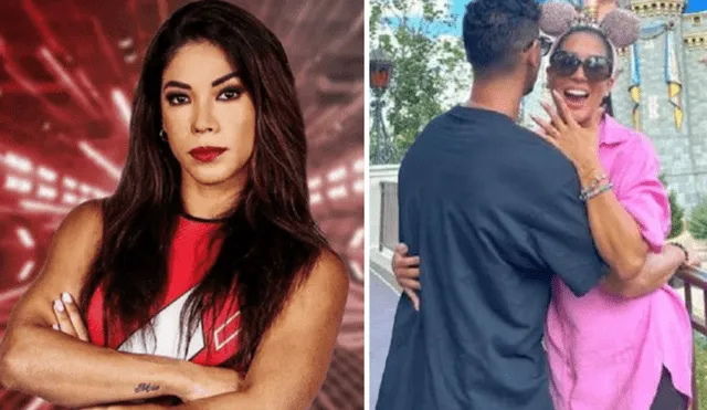 Karen Dejo espera que Melissa y Anthony Aranda puedan consolidarse como pareja. Foto: composición LR/Instagram/Karen Dejo/Melissa Paredes