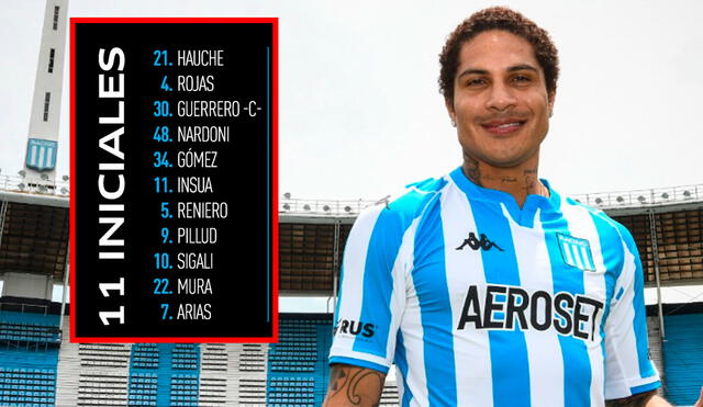 Paolo Guerrero lució el dorsal '30' en la campaña a favor de la lucha contra el alzhéimer. Foto: Racing